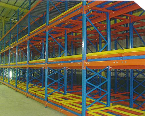 廣州后推式貨架,廣州貨架廠家_廣州易達(dá)倉(cāng)儲(chǔ)設(shè)備_產(chǎn)品展示_物